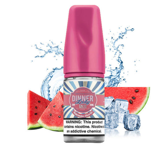 Watermelon Slices Ice - Dinner Lady Salts | 30ml Vape Juice | 30MG,50MG | We Vape We Vape