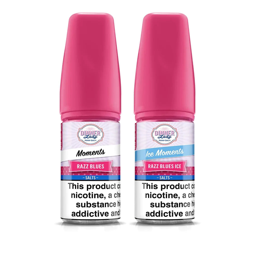 Razz Blues Ice Moments - Dinner Lady Salts | 30ML Vape Juice | 30MG,50MG | We Vape We Vape India