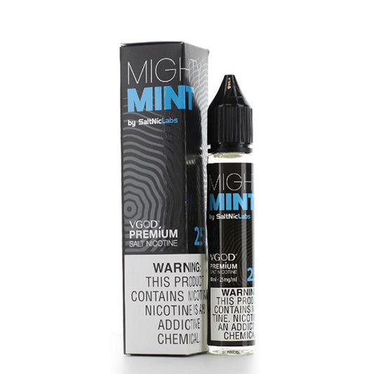 Mighty Mint - VGod SaltNic | 30ML Vape Juice | 25MG,50MG | We Vape We Vape India