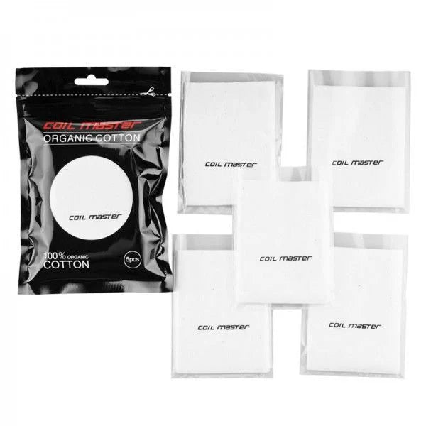 Coil Master 100% Organic Cotton Pack Of 5 Pcs We Vape India