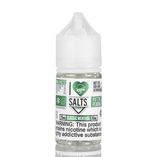 Classic Menthol - I Love Salts| 30 Ml Vape Juice | 25MG | We Vape We Vape India