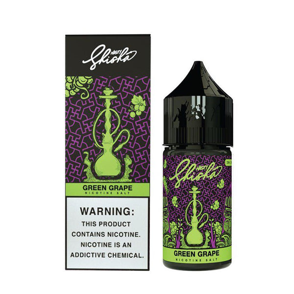 Green Grape - Nasty Shisha Salt | 30ML Vape Juice | 35MG,50MG | We Vape