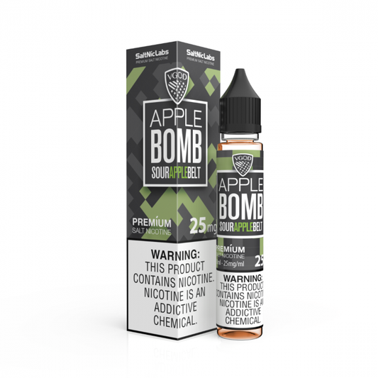 Apple Bomb - VGod SaltNic | 30ML Vape Juice | 25MG,50MG | We Vape We Vape India