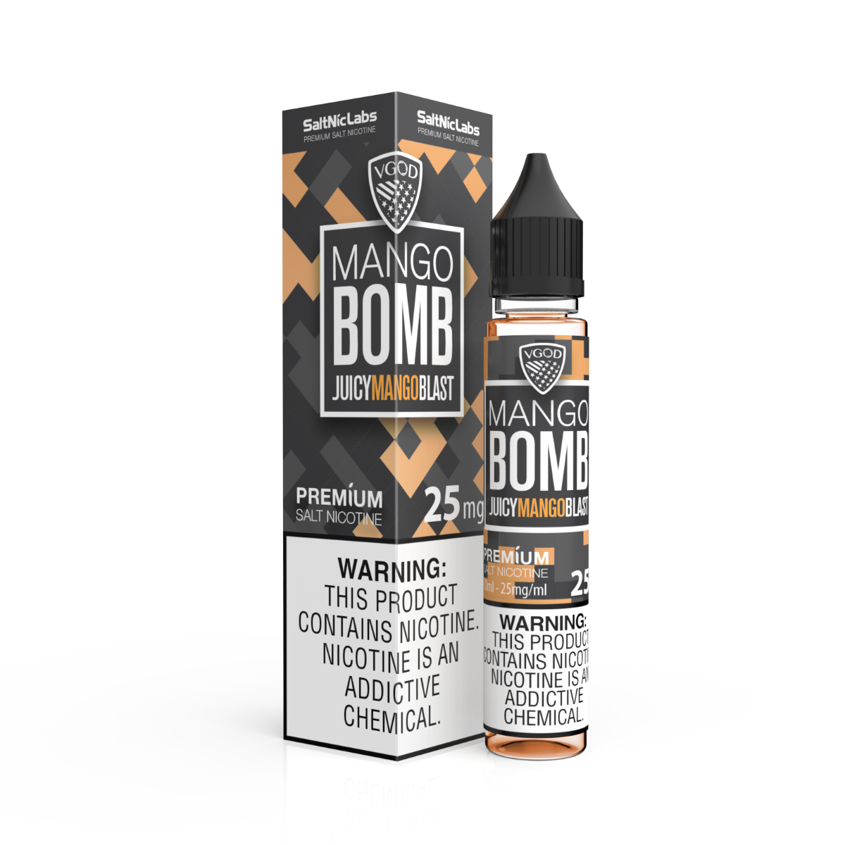 Iced Mango Bomb - VGod SaltNic | 30ML Vape Juice | 25MG,50MG | We Vape We Vape India