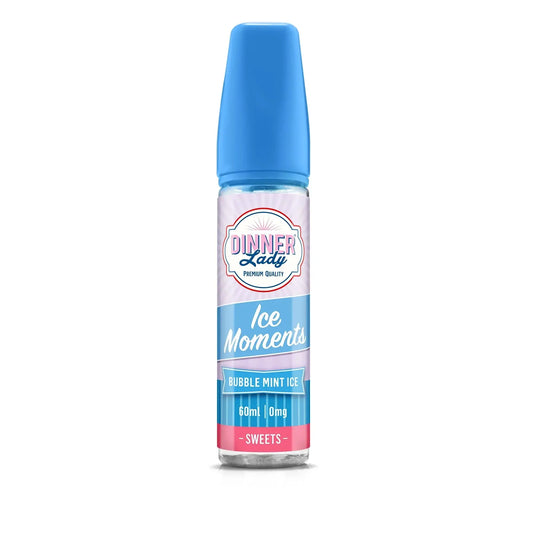 Bubble Mint - Dinner Lady Ice Moments | 60ML Vape Juice | 3MG,6MG | We Vape We Vape