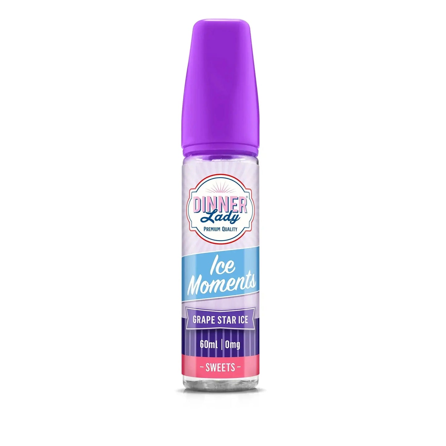 Grape Star - Dinner Lady Ice Moments | 60ML Vape Juice | 3MG,6MG | We Vape We Vape