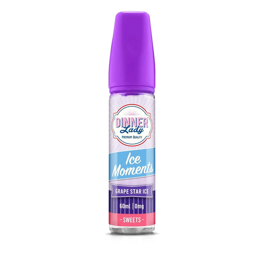 Grape Star - Dinner Lady Ice Moments | 60ML Vape Juice | 3MG,6MG | We Vape We Vape