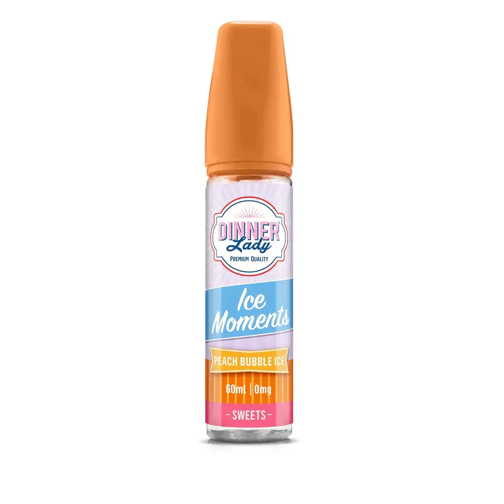 Peach Bubble - Dinner Lady Ice Moments | 60ML Vape Juice | 3MG,6MG | We Vape We Vape