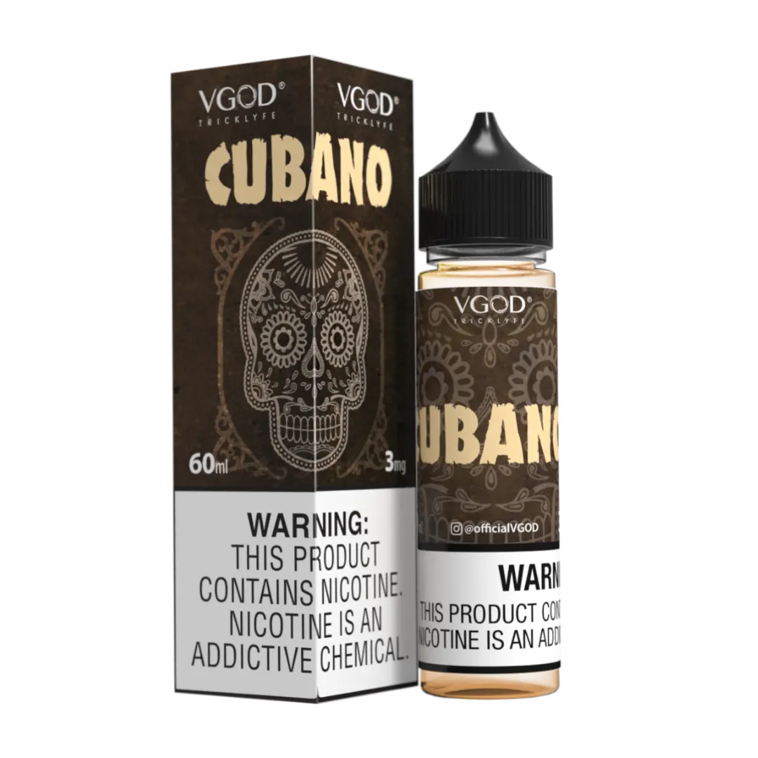 Cubano - VGod | 60ML Vape Juice | 3MG,6MG,12MG | We Vape We Vape