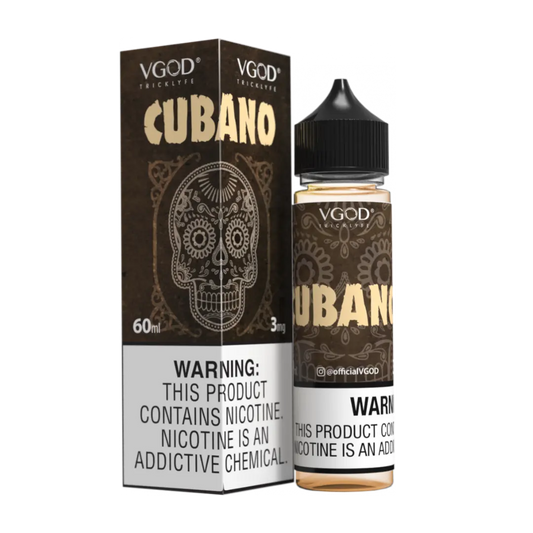 Cubano - VGod | 60ML Vape Juice | 3MG,6MG,12MG | We Vape We Vape