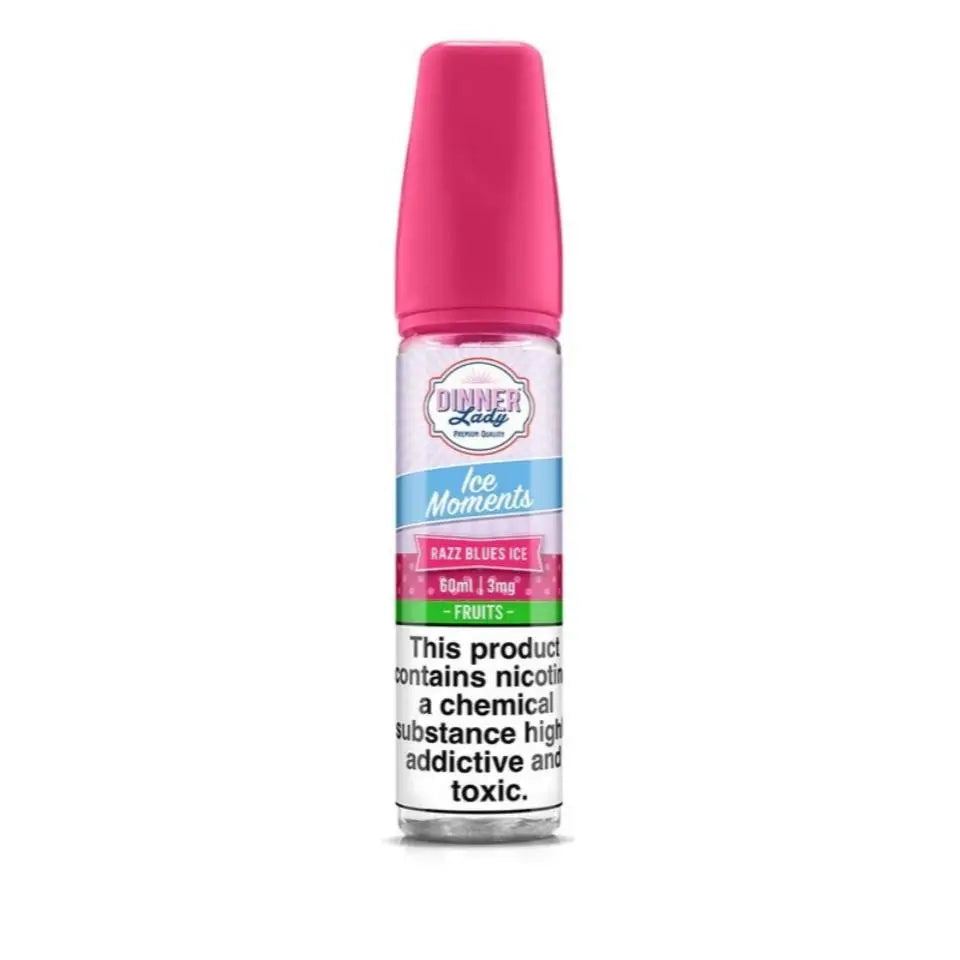 Razz Blues - Dinner Lady Ice Moments | 60ML Vape Juice | 3MG,6MG | We Vape We Vape