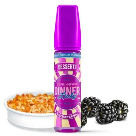 Blackberry Crumble - Dinner Lady | 60ML Vape Juice | 3MG,6MG | We Vape We Vape