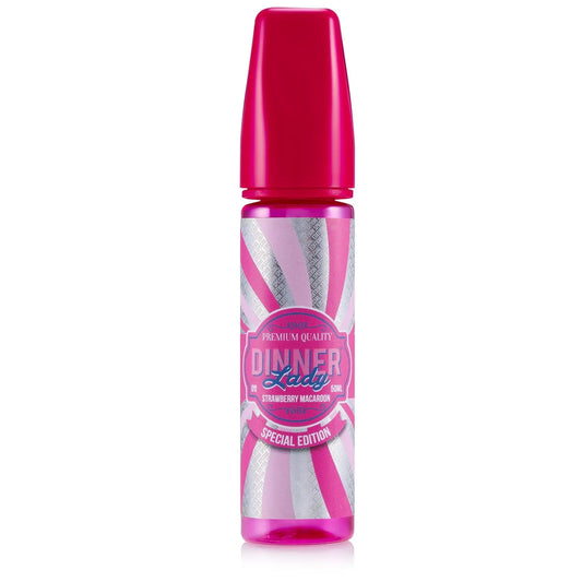 Strawberry Macaroon - Dinner Lady | 60ML Vape Juice | 3MG,6MG | We Vape We Vape