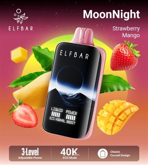 ELFBAR MOONLIGHT 40K PUFFS | Rechargeable Disposable Vape | We Vape We Vape
