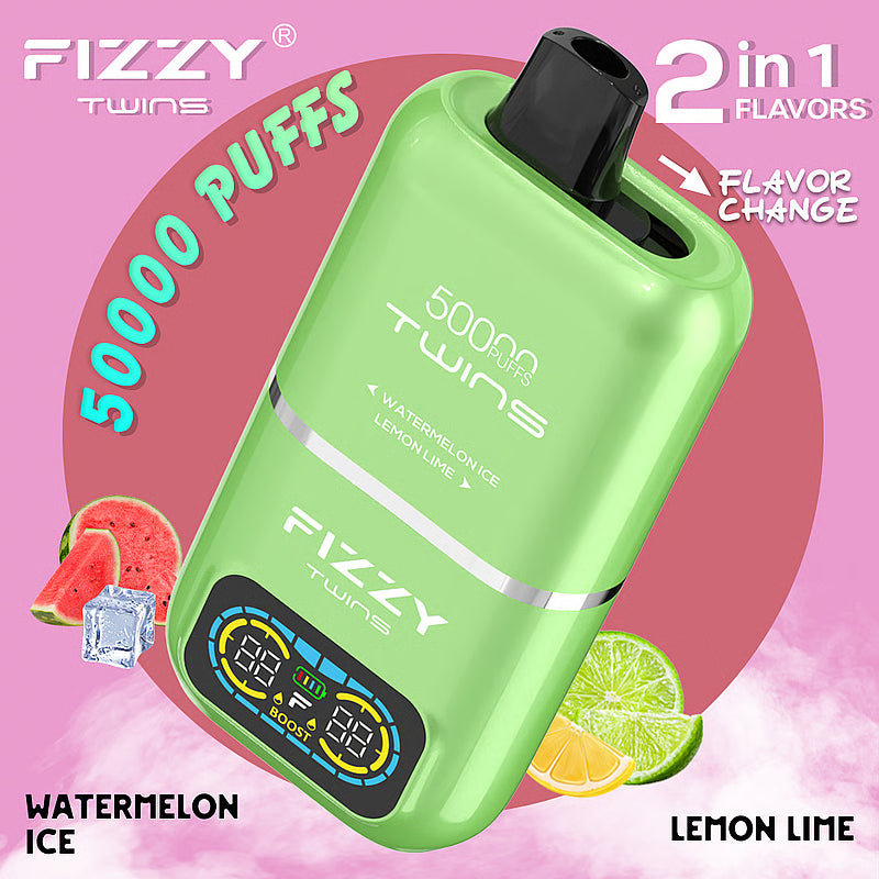 Fizzy Twins 50,000 Puffs | Disposable Vape | We Vape We Vape