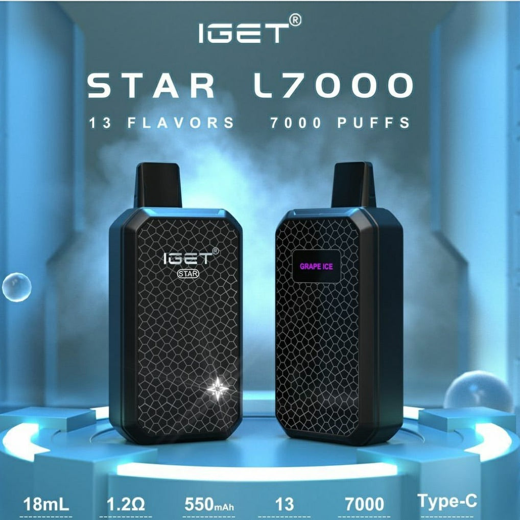 IGET STAR L7000 Disposable Vape India | 7000 Puffs | We Vape