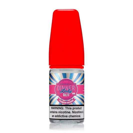 Strawberry Macaroon - Dinner Lady Salts | 30ML Vape Juice | 30MG | We Vape We Vape